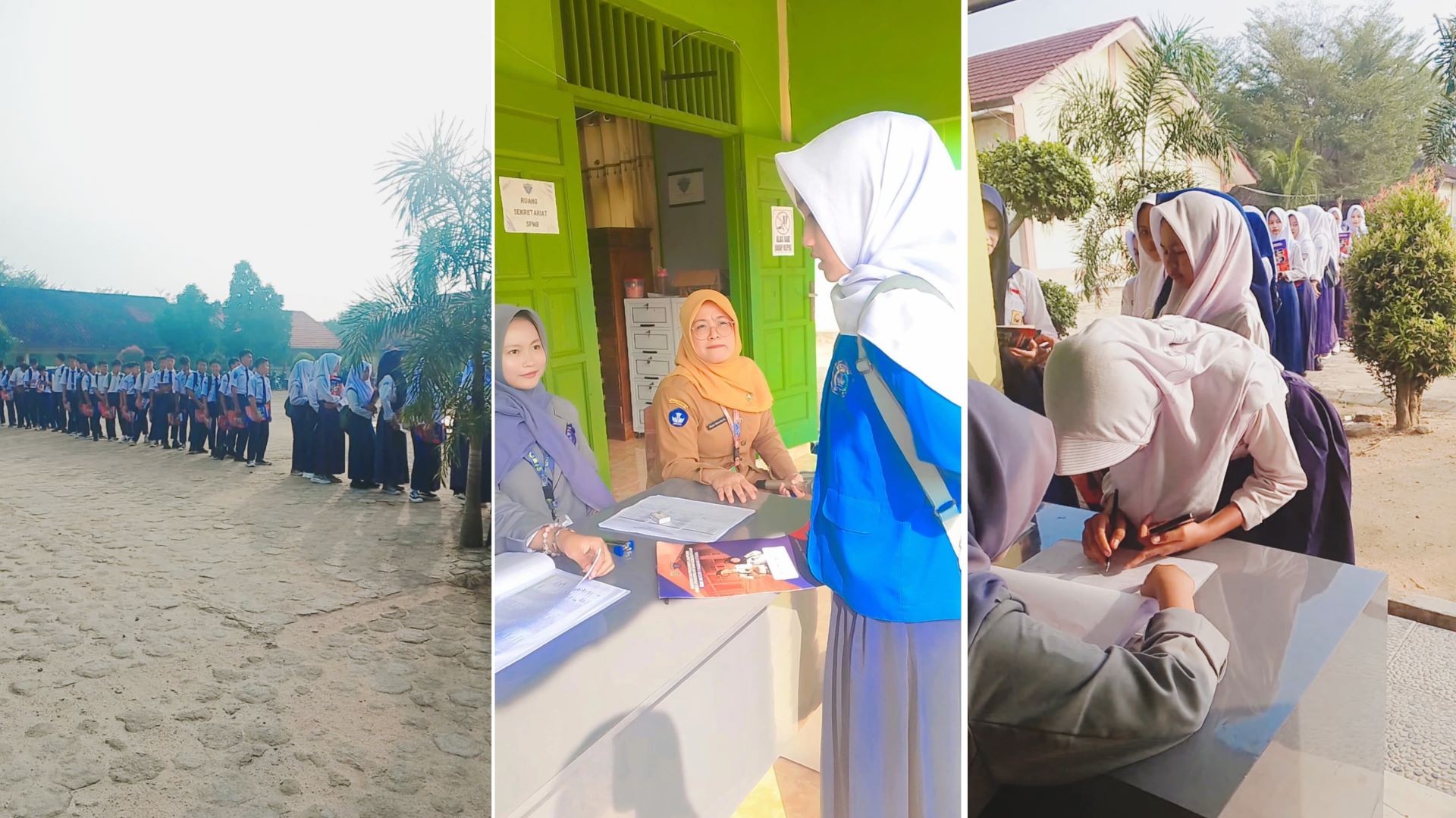 Day 1 Tes, Jaring Talenta Terbaik, SMKN 1 Raman Utara Mulai Cek Fisik dan Wawancara Calon Siswa Baru